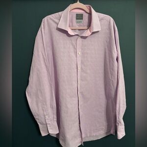Thomas Dean Lavender Dress Shirt